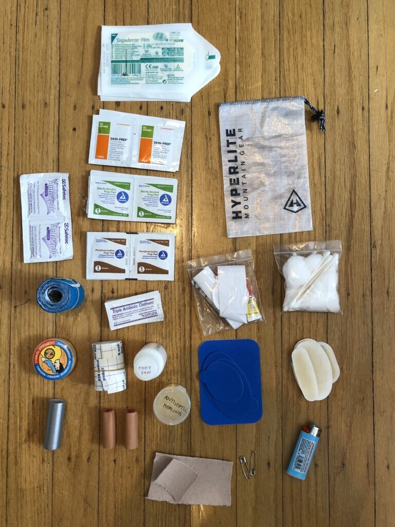 Our self repair kit (excl. meds)